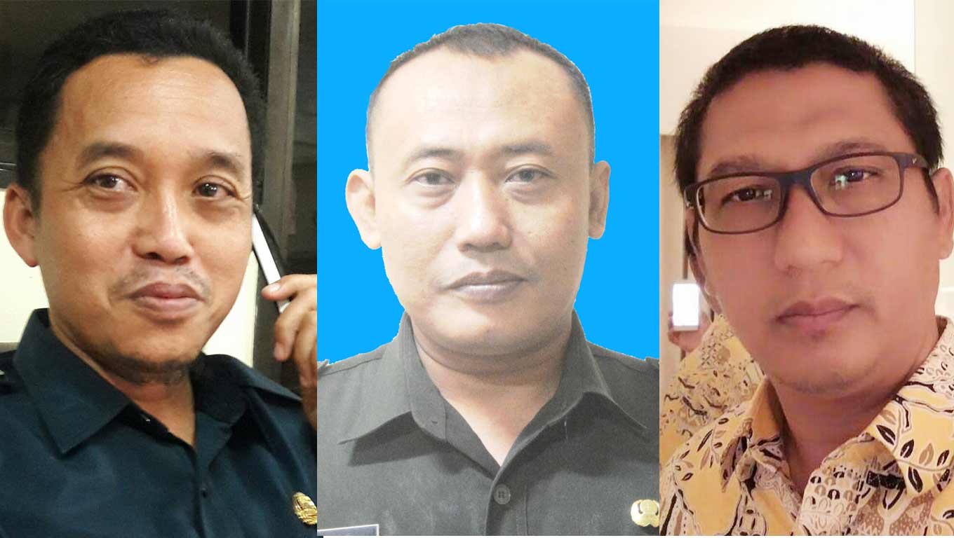 DARI KIRI: M. Jusuf Anshori, Arif Wicaksono, dan Khusaini.