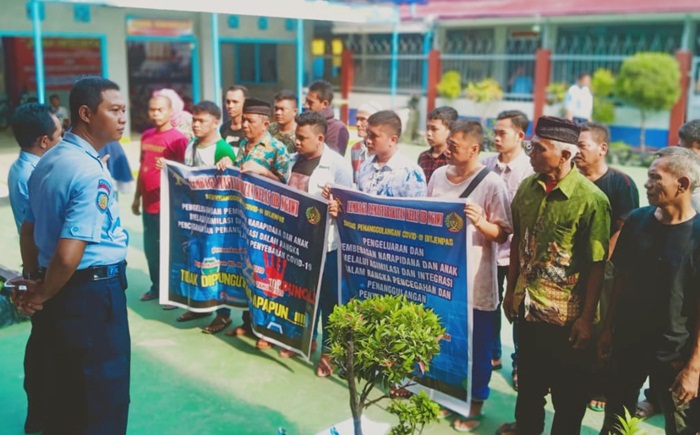 Para napi yang akan dilepas pihak lapas.