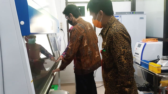 Bupati Madiun Sidak Pembangunan Laboratorium PCR RSUD Caruban