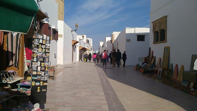 Perkampungan Yahudi di dalam benteng  Kasbah des Oudaias, Maroko. Foto: M Mas