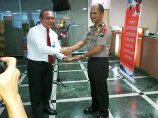 Polres Gresik Launching Imbauan Kamtibmas di Perbankan