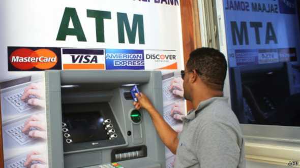 ATM pertama di Somalia hanya untuk dolar Amerika Serikat. Foto:repro bb