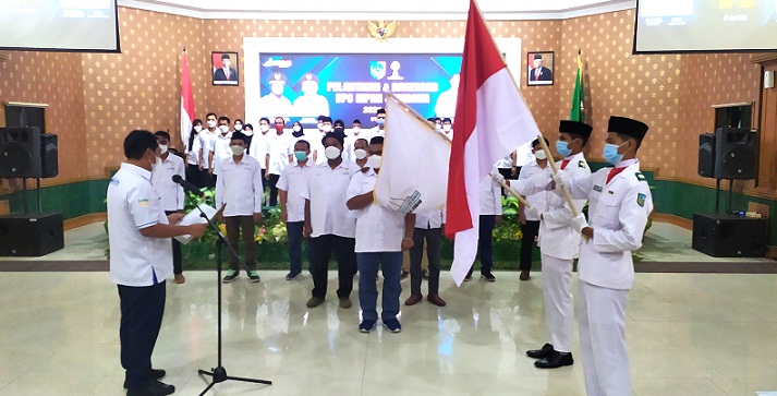 Pelantikan pengurus BPC Hipmi Jombang masa bakti 2021 - 2024.