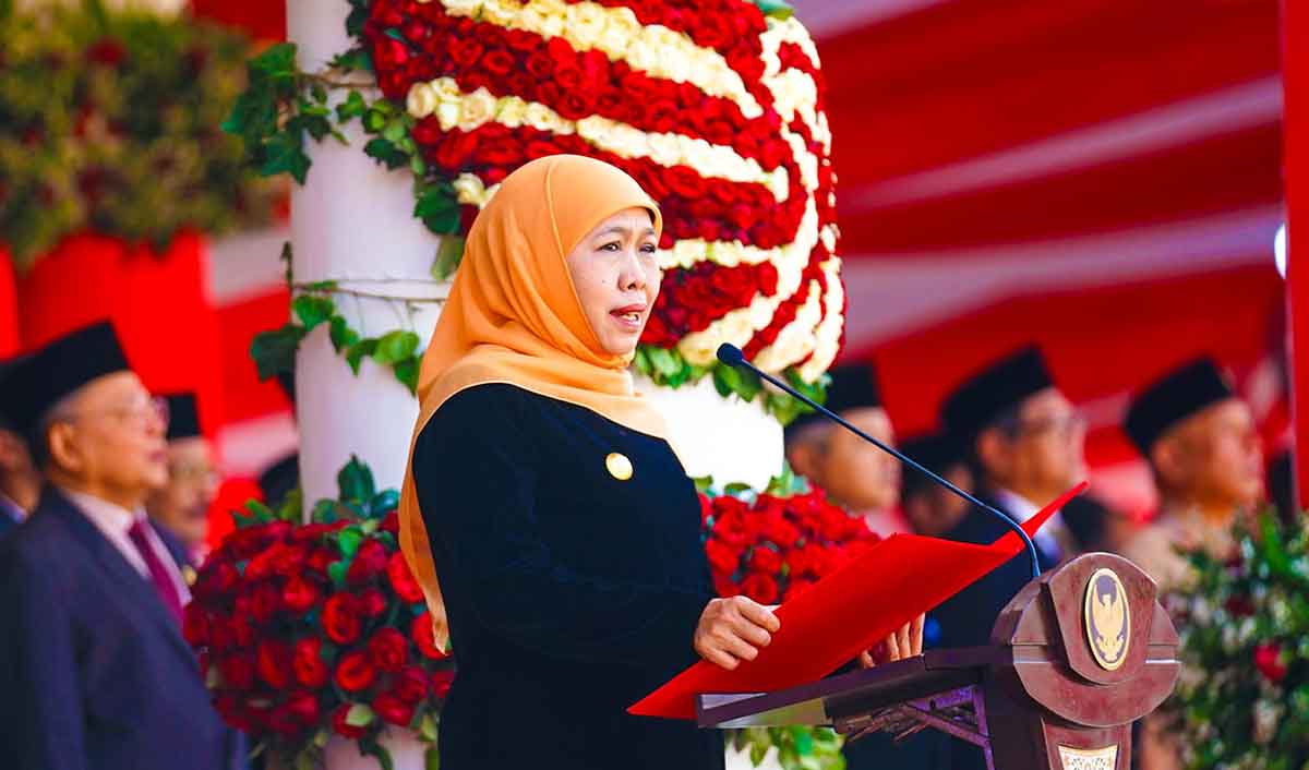 Gubernur Jawa Timur, Khofifah Indar Parawansa.