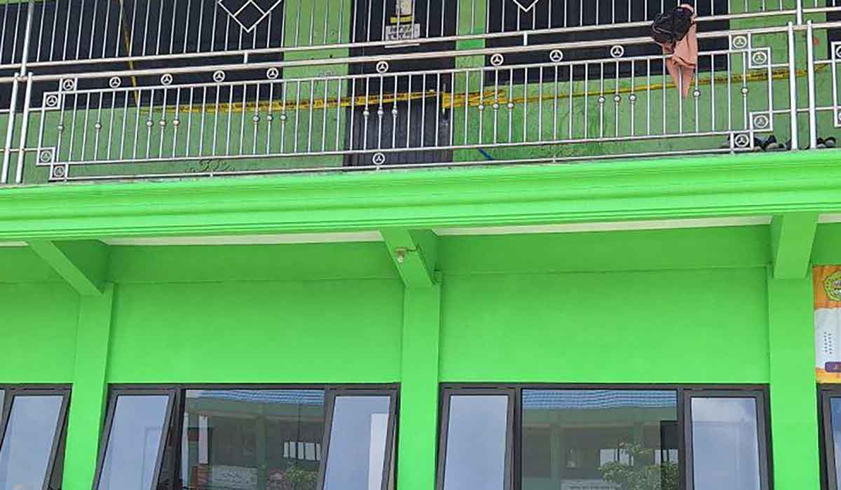 Lokasi terduga pelaku menganiaya korban. Foto: Ist