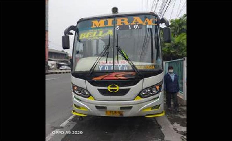 Warga Kediri Tewas Terlindas Bus di Jalan Geluran Kecamatan Taman Sidoarjo