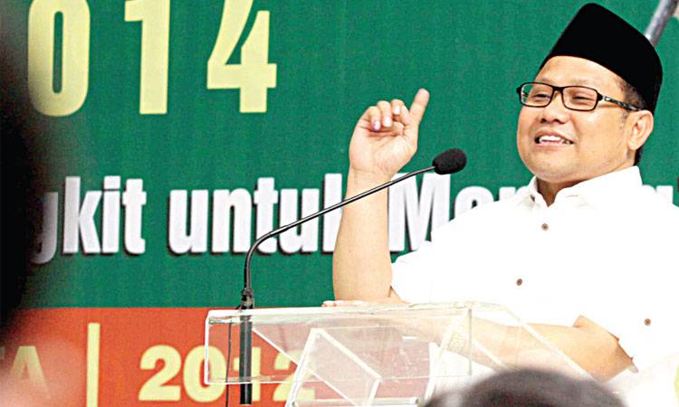 Cak Imin dalam suatu acara PKB. Foto: indopos 