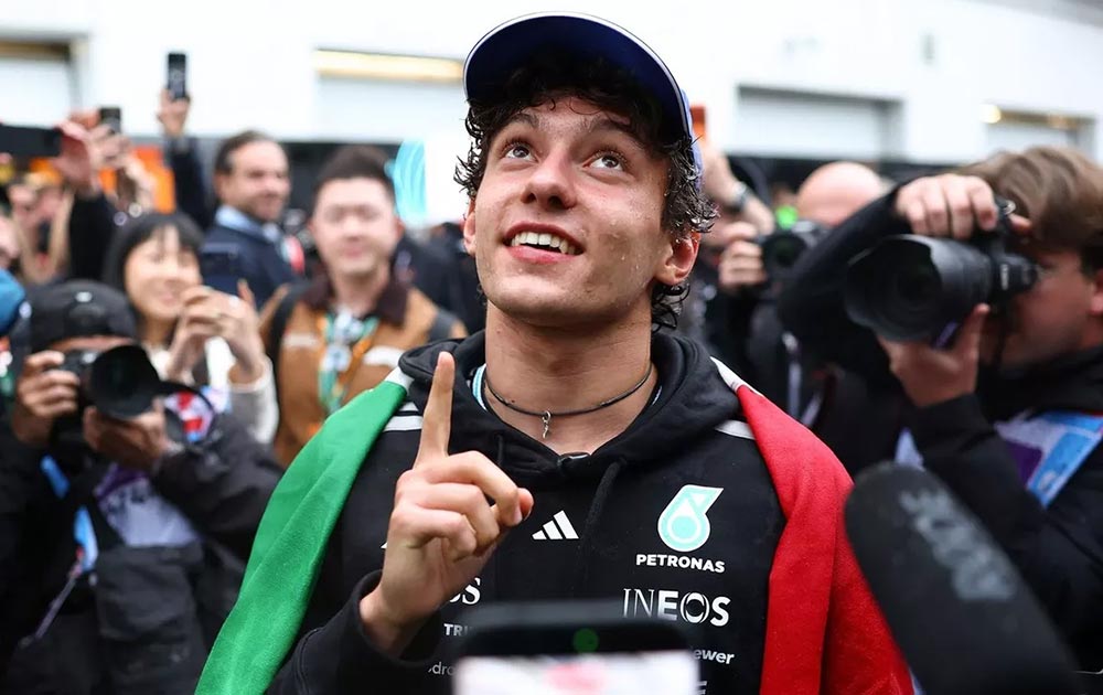 Andrea Kimi Antonelli. Foto: Clive Mason / Getty Images